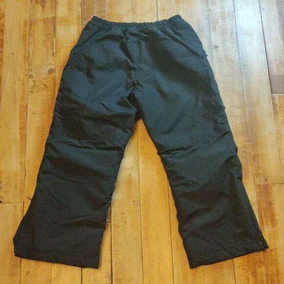 Lands End Black Snow Pants Size 8 Grow A Longs Winter Snow Sports Ski Snowboard - Picture 14 of 14